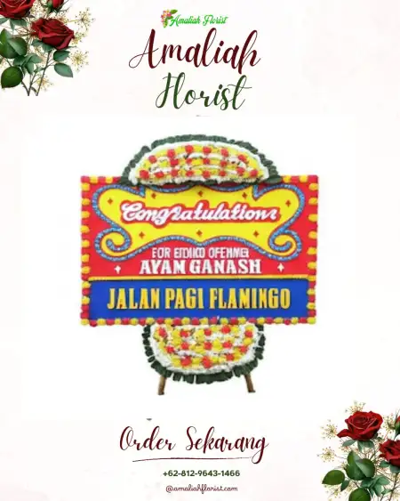 Sewa Papan Bunga Dagangan